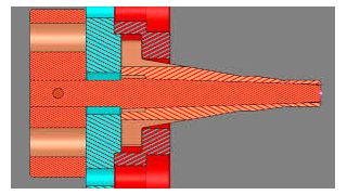 The technology enables highly miniaturised plastic parts with integrated undercuts to be produced directly by injection moulding. (Source: Leonhardt)