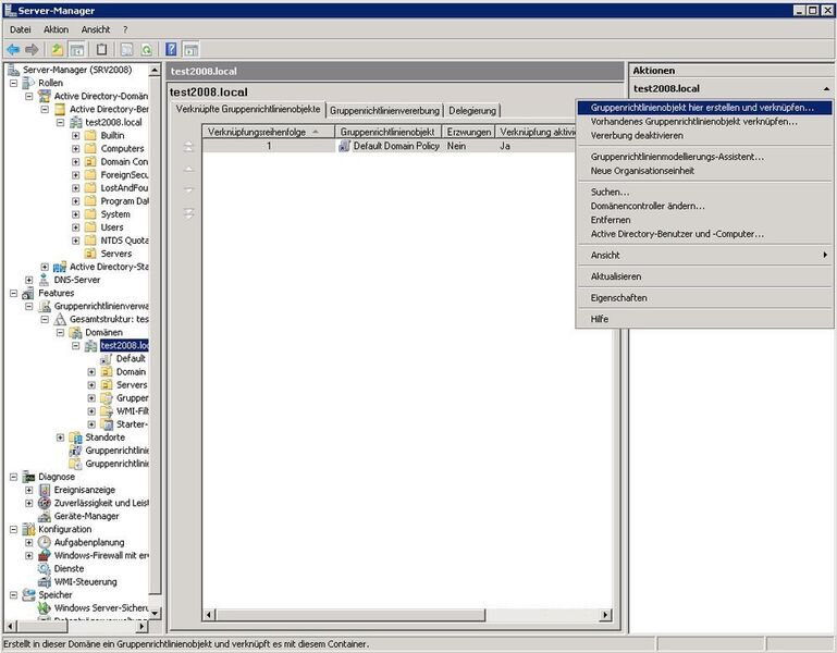 Abbildung 4: Der Server-Manager ist die zentrale Verwaltungskonsole in Windows Server 2008 (Archiv: Vogel Business Media)