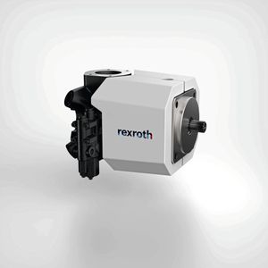 Die neue Mitteldruckpumpe A3V2Q045 erreicht bei 4.000 min.-1 einen Wirkungsgrad von 93 Prozent.(Bild:  Bosch Rexroth)