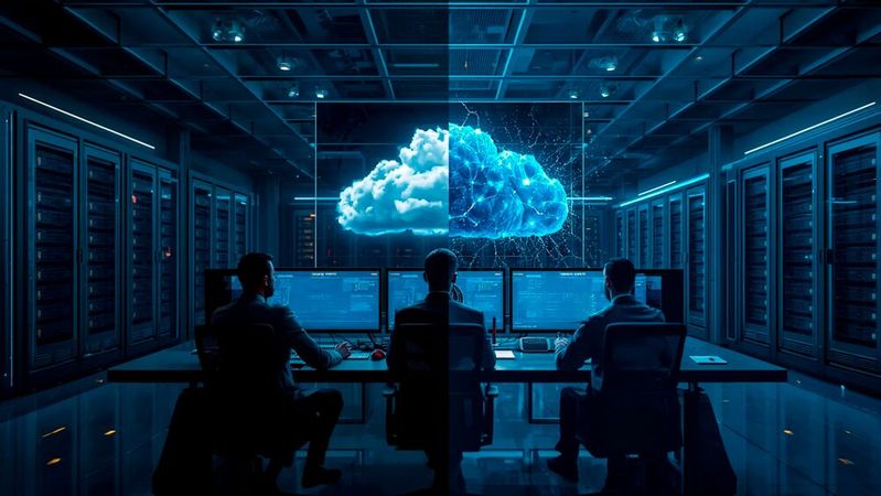 Das Cloudian HyperScale AIDP v1.1 Update bietet Unternehnen Datensouveränität und soll bis zu 60 Prozent günstiger sein als KI-Dienste aus der Public Cloud.(Bild:  Canva / KI-generiert)