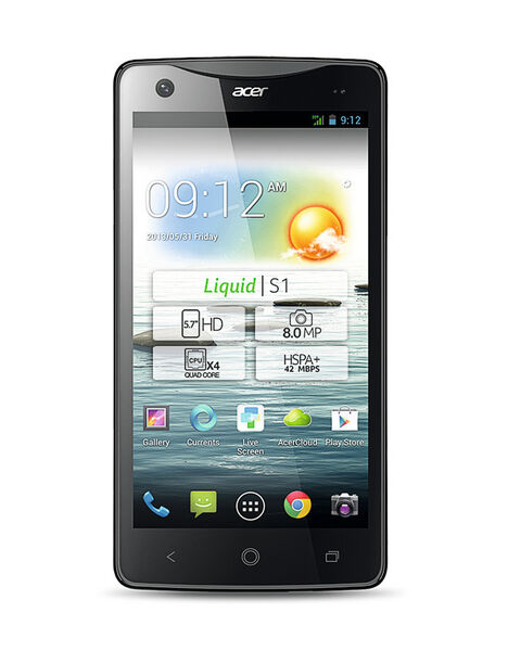 Das Acer Liquid S1 hat Wi-Fi 802.11b/g/n, Bluetooth 4.0 LE und GPS/aGPS an Bord. (Bild: Acer)