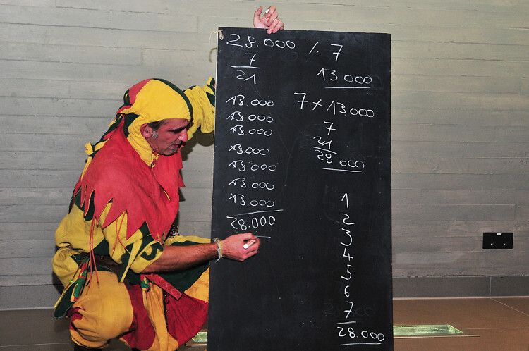 ... einer ganz neuen Form der Mathematik. (Foto: Schmidt)