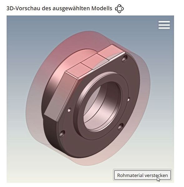 Hochgeladene Rohteile verfeinern die Kalkulation. (Bild: Simus Systems GmbH)