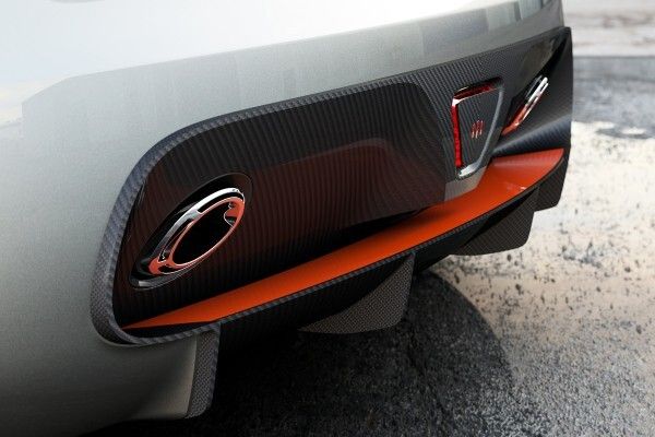 Der KIA provo: Das Coupé-ähnliche Schrägheckmodell wird angetrieben von einem Hybridsystem aus Turbobenziner und Elektromotor mit einer Gesamtleistung von 183 kW (Bild: KIA)