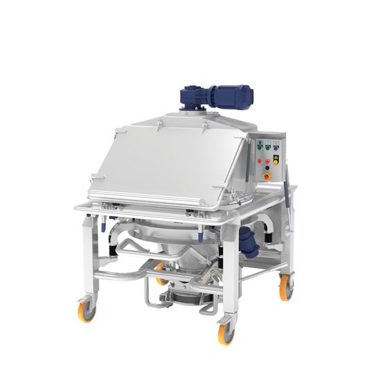 Die neue Vib & Press bringt dank 850 mm Siebfläche hohe Durchsatzleistungen.(Bild:  Daxner GmbH)