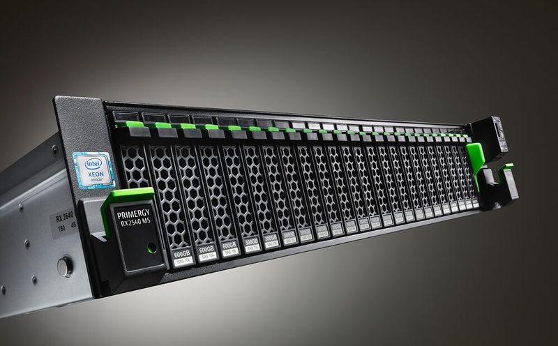 Fujitsu Server Primergy RX2540 M5: Dual-Socket-Rack-Server mit 2 HE. (Bild: Fujitsu)