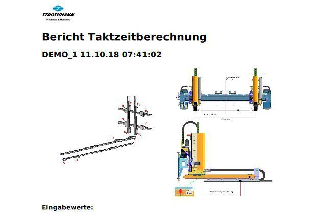 Die App kann die Bewegungszeiten einzelner Achsen anhand der Bewegungsprofile berechnen. 