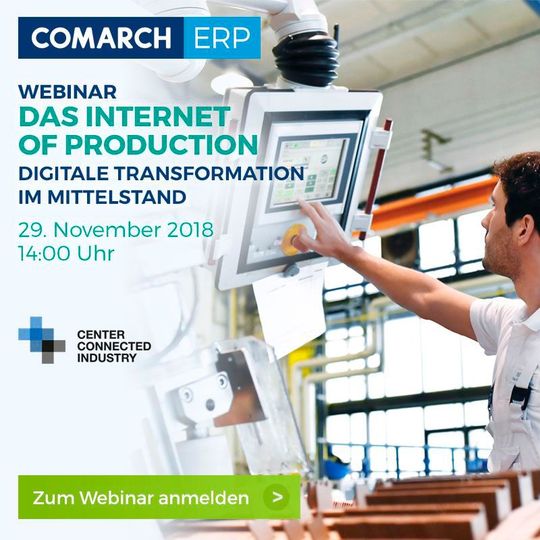 Webinar "Das Internet of Production"(Bild:  Comarch)