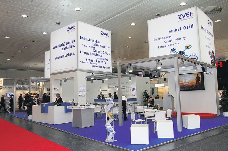 Intelligente Netze und Industrie 4.0 sind auch in diesem Jahr wieder Thema am Messe-Stand des ZVEI. (Bild: Mancuso, ZVEI)