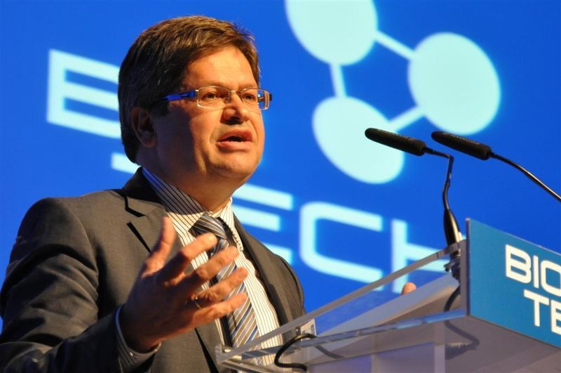 Dr. Peter Heinrich, CEO MagForce Nanobiotechnologies und Vorsitzender von BIO Deutschland betonte unter anderem die Bedeutung der Biotechnologie für die Innovationskraft der Pharmaindustrie. (Archiv: Vogel Business Media)