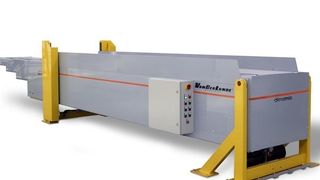 Der ausfahrbare Förderer Dinamic von Vanderlande Industries ist als Gurt- oder als Rollenförderer für den Dock-Loading- und Paket-Uploading-Betrieb erhältlich. Bild: Vanderlande Industries (Archiv: Vogel Business Media)