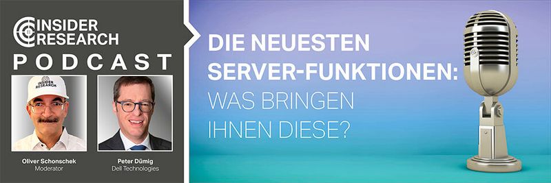 Die neuesten Server-Funktionen: Was bringen Ihnen diese?, ein Interview von Oliver Schonschek, Insider Research, mit Peter Dümig von Dell Technologies
