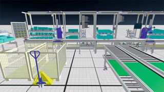 Mit der Software von R3DT werden komplette Montageanlagen von Schnaithmann virtuell erlebbar. (Bild: Schnaithmann)
