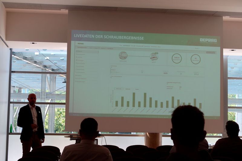 Daniel Guttenberger von Deprag stellte den digitalen Service 