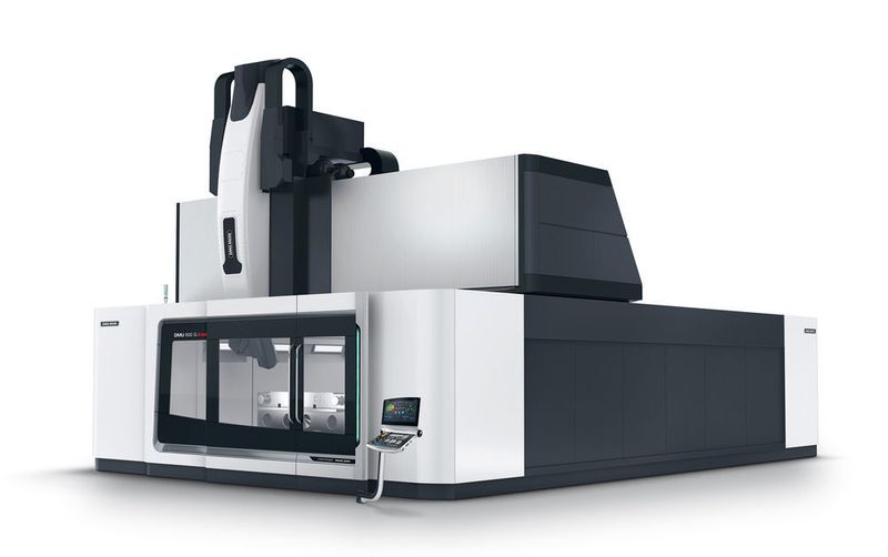 Weltpremiere: DMU 600 Gantry linear. (Bild: DMG Mori)