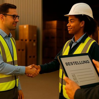 Im Einkauf zählt der Maschinen- und Anlagenbau zu den Schlüsselbranchen. Wer dort gestalten kann, verdient mehr. (Bild: VCG/KI-generiert)