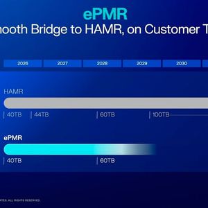 Die Roadmap für ePMR-Festplatten von WD.(Bild:  Western Digital)