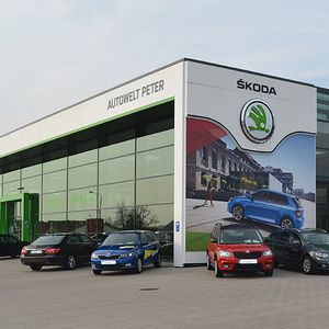 Die Autohausgruppe Peter hat in Nordhausen einen neuen Skoda-Betrieb errichtet und danach den Absatz deutlich erhöht.(Foto:  Grimm)