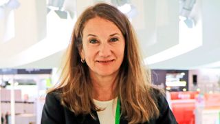 „Die Automatisierung muss in den nächsten Jahren sehr viel offener und Software-gesteuerter werden", sagt Barbara Frei, Executive Vice President Industrial Automation bei Schneider Electric.  (Bild: U. Drescher/konstruktionspraxis)