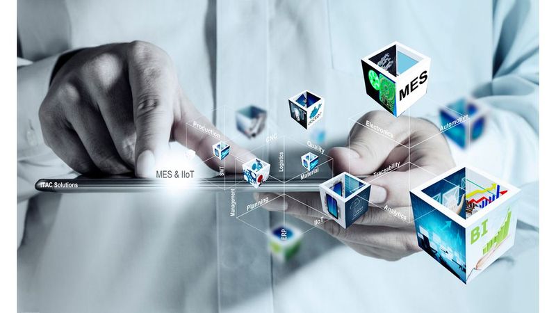 Die iTAC Software AG präsentiert auf der Hannover Messe neue Lösungen für die transparente, automatisierte Produktion. Der MES-Spezialist ist auf dem Messestand der Dürr Group (A34, Halle 7) vertreten. Gemeinsam mit Dürr, DUALIS, LOXEO und Adamos zeigt iTAC kombinierte Lösungen in den Themengebieten IIoT, AGV, Analytics, Planning, MES, APS und Assembly. (Bild: iTAC)