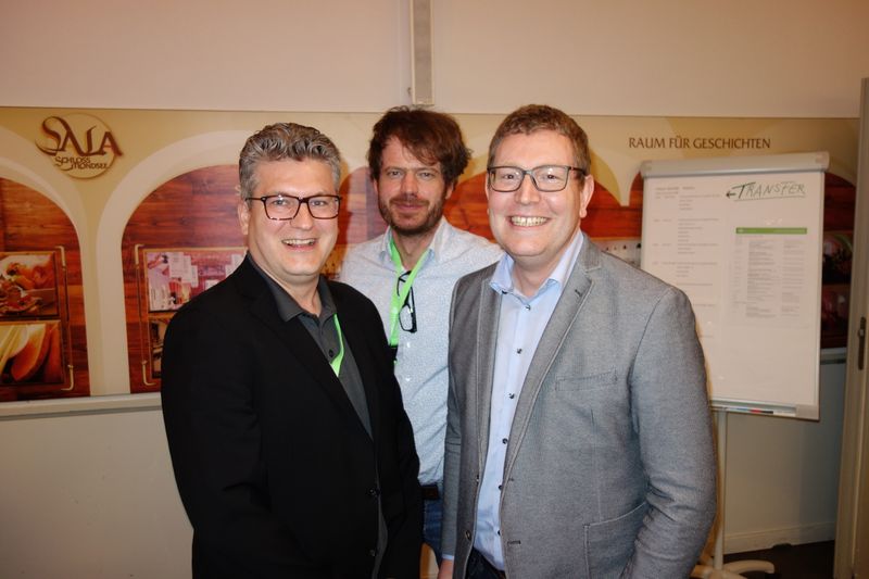 (v. l.) Robert Doppler, S&T, Andreas Wellie, ALSO, und Florian Paulus, Seagate. (Bild: IT-BUSINESS)