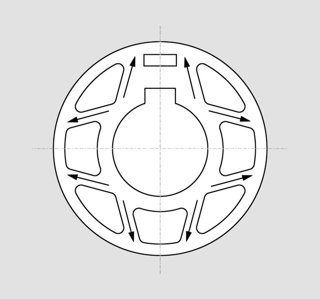 Die sysmmetrische Innenstruktur sorgt für eine feste Nabe. (Archiv: Vogel Business Media)