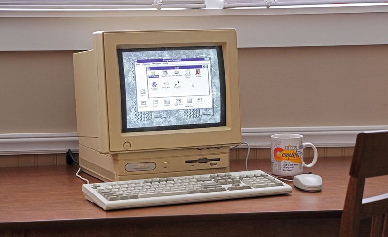 Compaq Presario:  Diese Reihe richtete sich ab dem Jahr 1993 an die Konsumenten daheim. Compaq veröffentlichte Desktops, Laptops und mehr für den Heimgebrauch. (Bild: frei lizenziert)