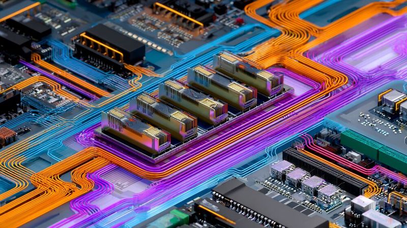 Im Gegensatz zu DRAM oder SRAM werden Informationen im STT-MRAM magnetisch gespeichert.(Bild:  Midjourney / KI-generiert)