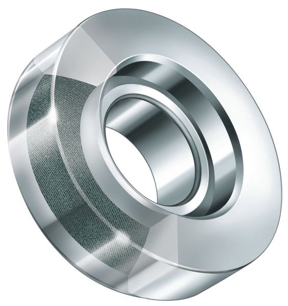 Im Hauptgelenk des Wellenkraft-Konverters befinden sich Spezialanfertigungen von Radial- und Axial-Gelenklagern. Sonder-Axialgelenklager werden auch im Zylinderrohr des Hydraulikzylinders eingesetzt. (Schaeffler)