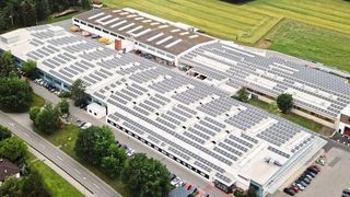 Blick auf das Memmert-Gelände im fränkischen Schwabach. (Bild: Memmert)