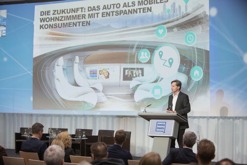 Für Manfred Klaus von der Digitalagentur Plan.Net wird das Auto immer mehr zur Kommunikationsplattform. (Bild: Medien-Netzwerk Bayern / Alexander von Spreti)