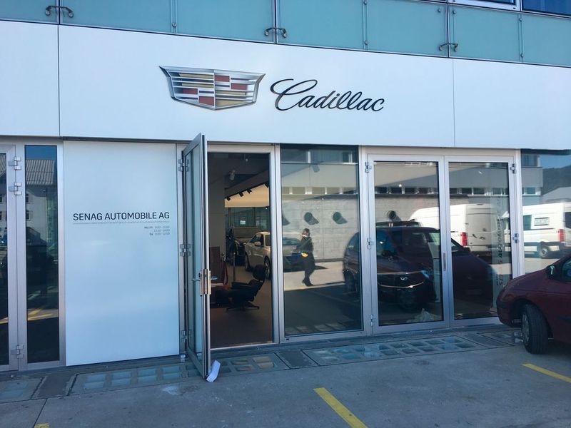 Der reine Verkaufsstandort ist die 13. Cadillac-Vertretung in der Schweiz. (Cadillac)