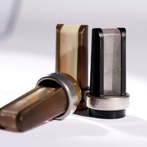 Individuelle Filtersiebe: Durch die innovative Geometrie des V-Filters entsteht kaum Druckverlust im Flüssigkeitskreislauf.