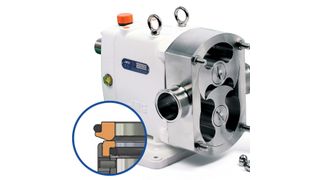 Die „Knife-Edge“-Dichtung gibt es nun auch für Drehkolbenpumpen. (Bild: Verder)