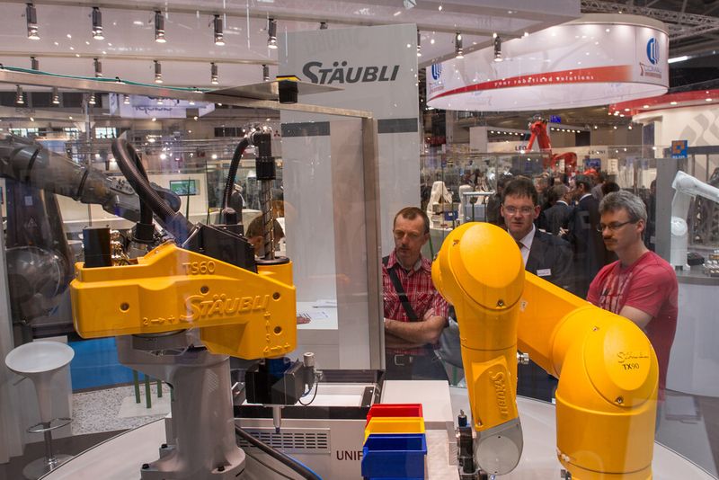 Rückblick: Impressionen von der Automatica 2012. (Bild: Messe München)