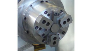 Das Druckluftfutter eignet sich für Dreh- und Schleifmaschinen sowie für stationäre Bearbeitungen. (Bild: FN Niederhauser)