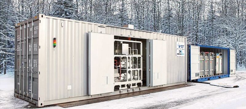 In Finnland entsteht erneuerbarer Kraftstoff aus Holzresten - dank eines deutschen Chemie-Start-Ups. (Ineratec)