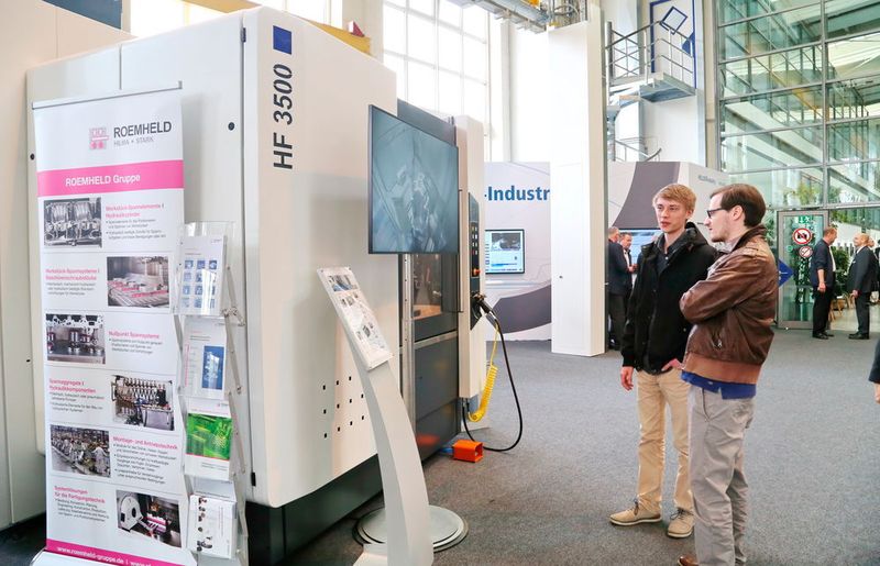 Auch die im letzten Jahr erstmals vorgestellte HF 3500 war während der Heller Werktage live unter span zu sehen. (Anne Richter, SMM)