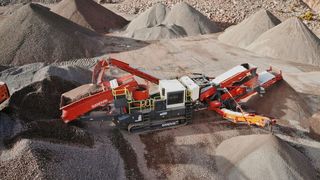 Raupenmobile Kegelbrecheranlage QH332 von Sandvik (Bild: Sandvik)