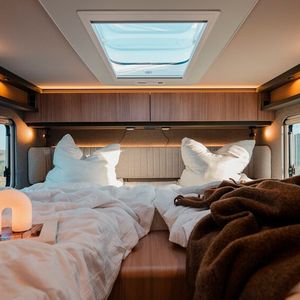 Vorerst werden keine Queensbett-Grundrisse angeboten.(Bild:  Hymer)