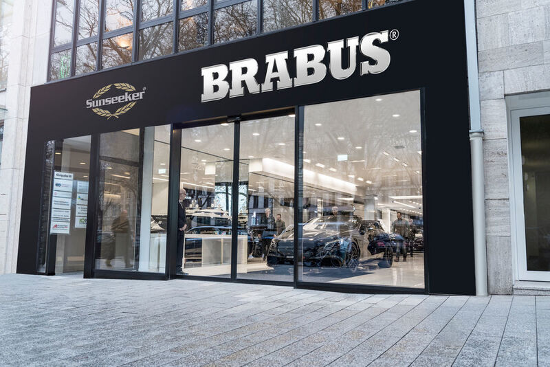 Brabus ist gemeinsam mit Sunseeker seit Mitte Dezember an der Düsseldorfer Königsallee präsent. (Brabus)