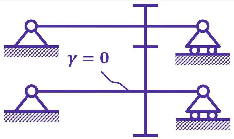 Classic design of a spur gear pair in the unloaded state: the tooth load distribution is optimal. (Image:Adrian Technologies/TH Nuremberg)
