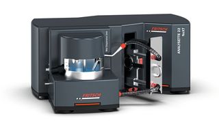 Das Partikelmessgerät A-22 arbeitet mit dem von Fritsch erfundenen reversen Fourier-Aufbau, der sich weitgehend als Marktstandard durchgesetzt hat. (Bild: Fritsch)