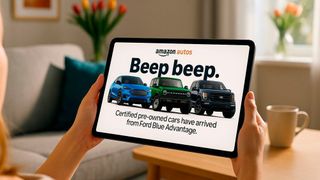 Auch Ford-Händler können in den USA jetzt zertifizierte Gebrauchtwagen über Amazon anbieten. (Bild: Dall-E / Amazon / KI-generiert)