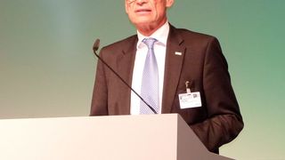 „Innovation beginnt in den Köpfen; vielleicht auch mit ein bisschen Mut zum Risiko“, sagt Thomas Borst, Geschäftsführer Vertrieb und Marketing der Ebm-Papst Gruppe, in seiner Begrüßung zum Branchentag Klimatechnik. (Bild: S. Häuslein/konstruktionspraxis)