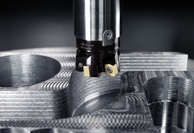 Das innovative Werkzeugkonzept des M6420 ermöglicht eine sichere Spanabfuhr sowie hohe Schnitttiefen und Produktivität in einem breiten Werkstoffspektrum.(Bild:  Walter)