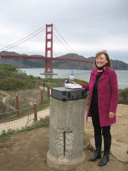 Kern vor der Golden Gate Bridge in San Francisco, USA. (Bild: Kern)