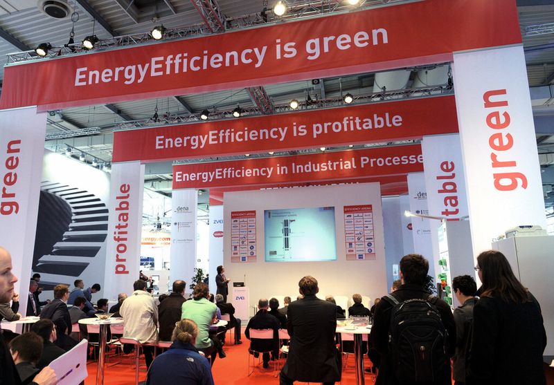 «Green» war ein Schlüsselwort der diesjährigen Messe, die ganz im Zeichen «grüner» Technologien stand. (Bild: Deutsche Messe AG)
