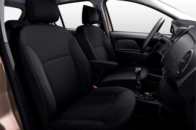 Im Innenraum gibt es zudem neue Stoffbezüge für die Sitze. (Dacia)