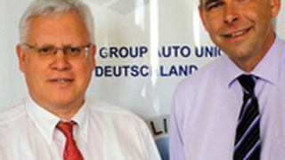 Coparts-Geschäftsführer Ulrich Wohlgemuth (li.) und Select-Vorstand Stephan Westbrock kooperieren unter dem Dach der Group Auto Union Deutschland. (Archiv: Vogel Business Media)